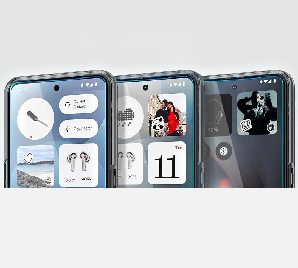 Glas + Applikator für Nothing Phone 3, Spigen Glas.tR EZ Fit 2-Pack