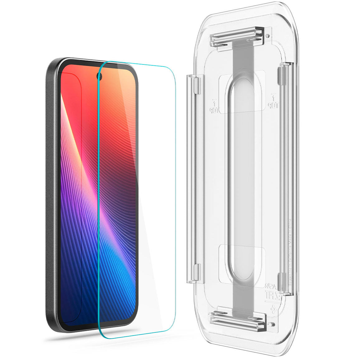 Glas + Applikator für Google Pixel 9a, Spigen Glas.tR EZ Fit 2-Pack