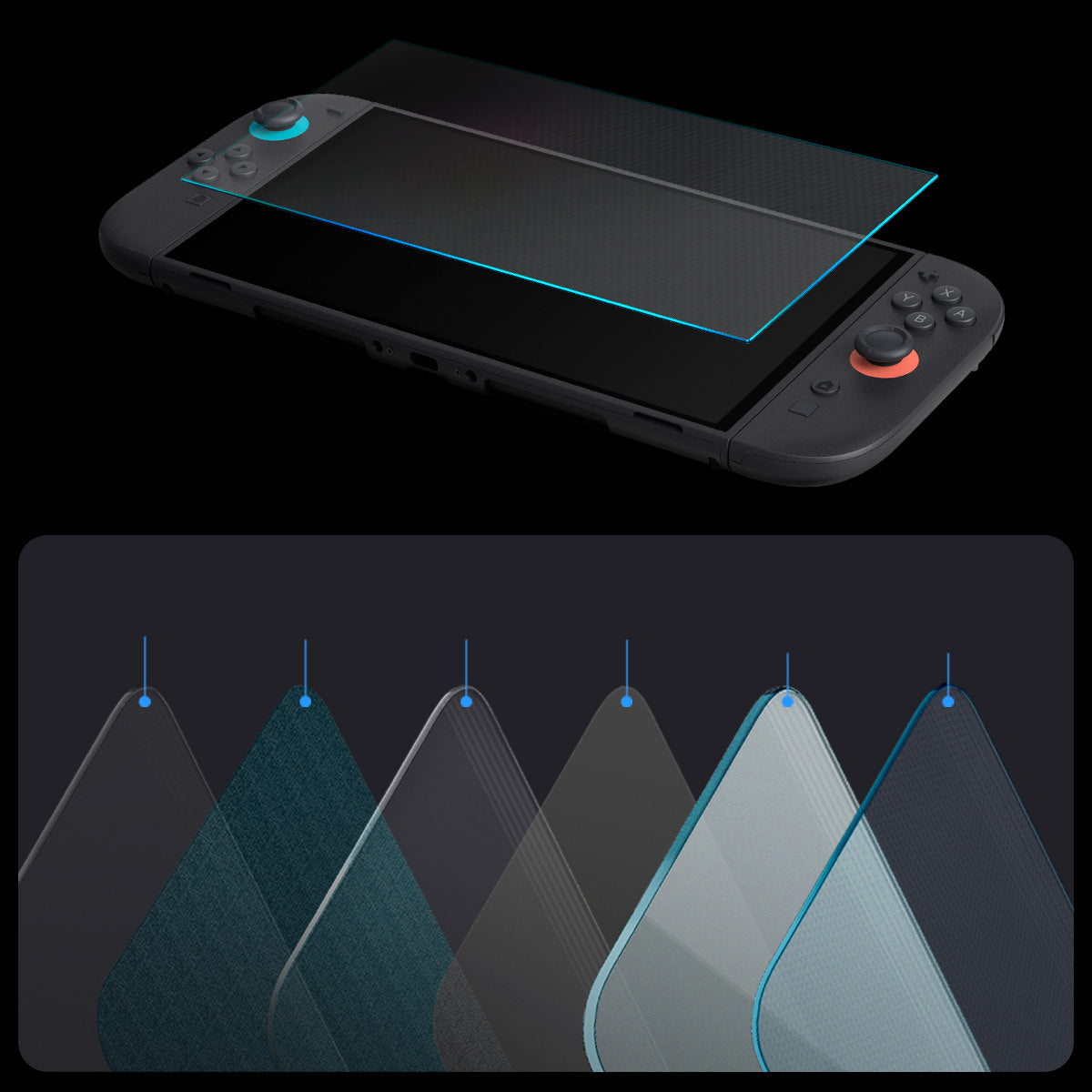 Glas + Applikator für Nintendo Switch 2, Spigen Glas.tR EZ Fit Pro 2-Pack