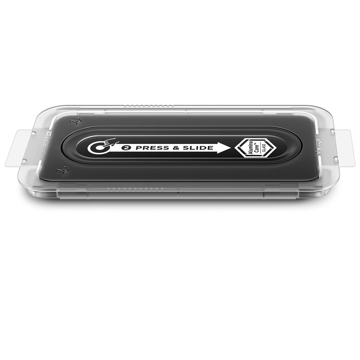 Glas + Applikator für Galaxy S25 FE, Spigen Glas.tR EZ Fit Pro 1-Pack (AC)