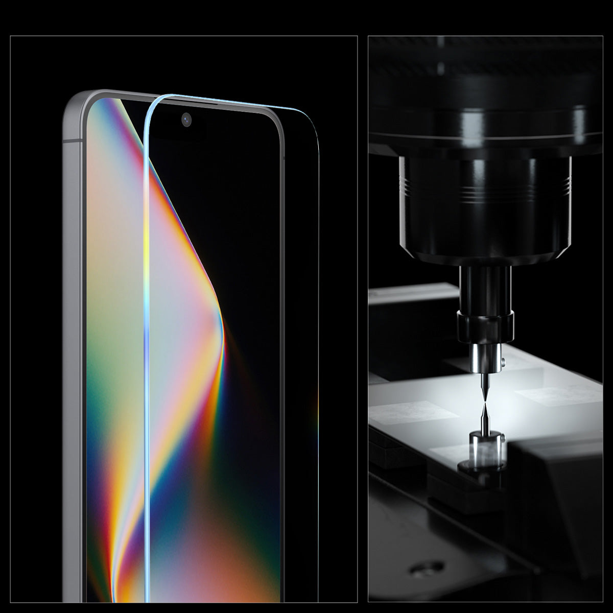 Glas + Applikator für Galaxy S25 FE, Spigen Glas.tR EZ Fit Pro 1-Pack (AC)