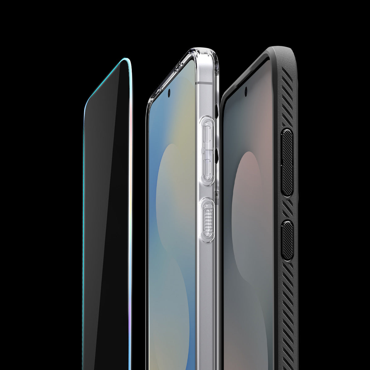 Glas + Applikator für Galaxy S25 FE, Spigen Glas.tR EZ Fit Pro 1-Pack (AC)