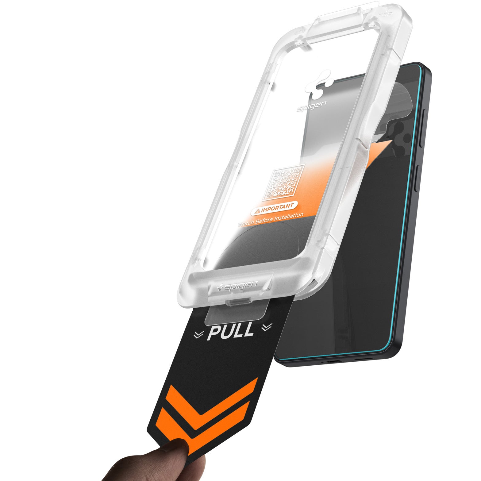 Glas + Applikator für Galaxy S26, Spigen Glas.tR EZ Fit Pro 1-Pack (AC)