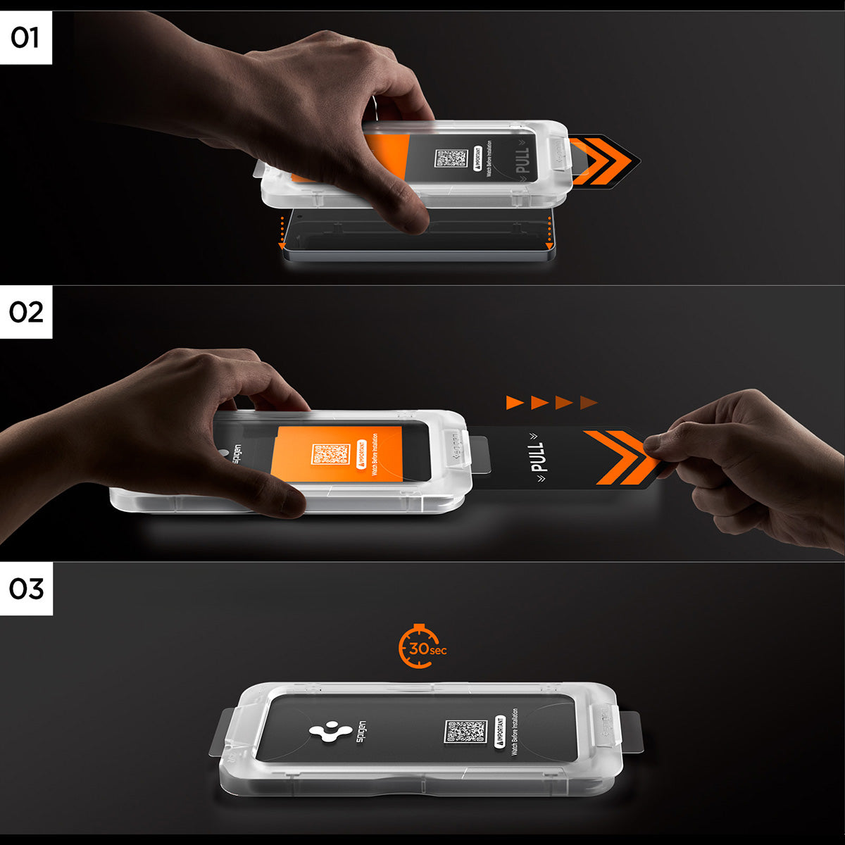 Glas + Applikator für Galaxy S26, Spigen Glas.tR EZ Fit Pro 1-Pack (AC)