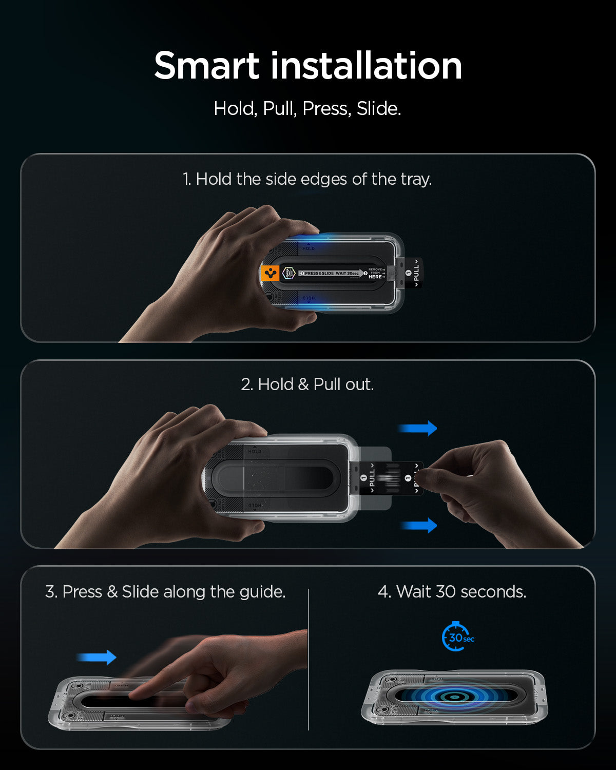Glas + Applikator für Galaxy S26 FE, Spigen Glas.tR EZ Fit Pro 1-Pack (AC) (6/12)