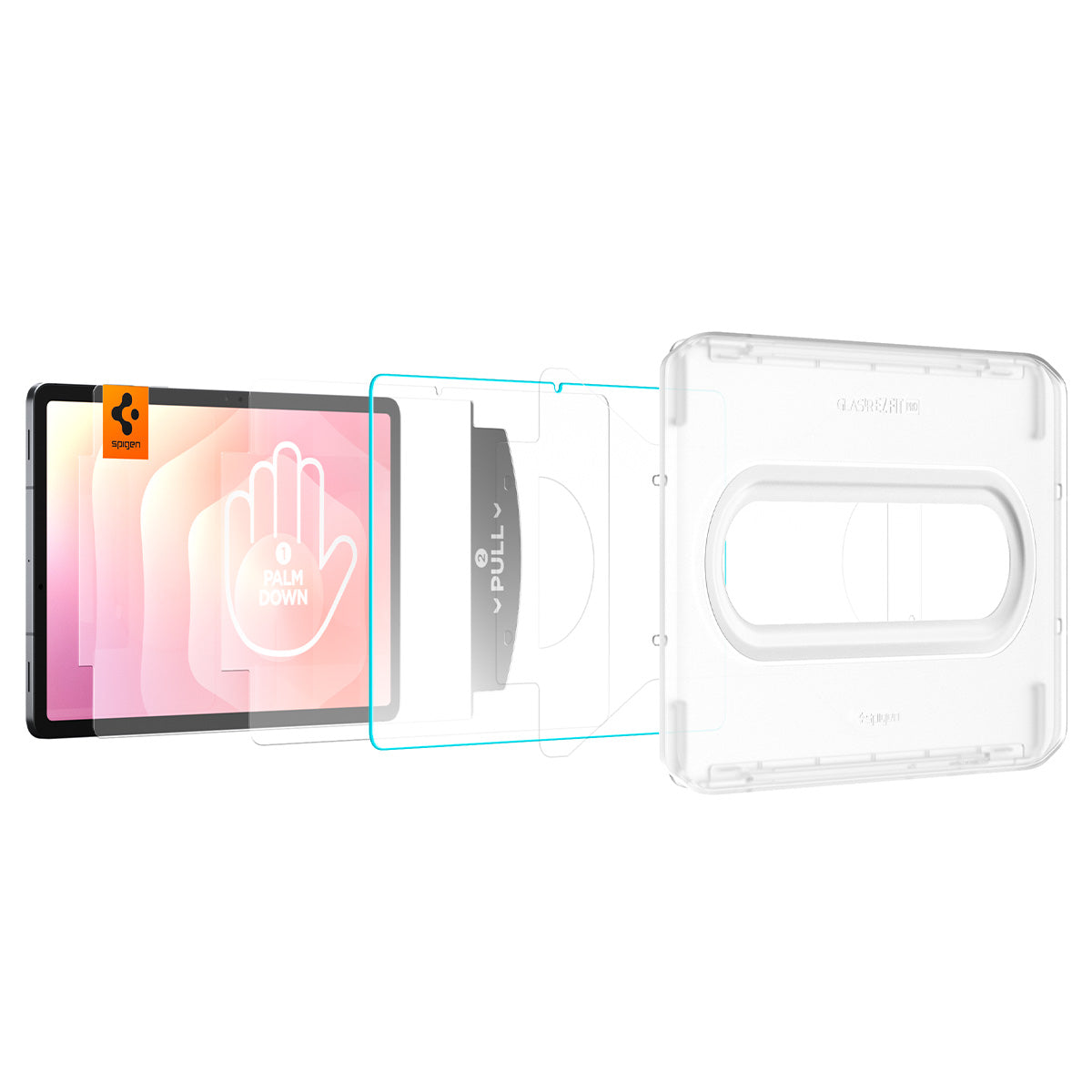 Glas + Applikator für Galaxy Tab S11, Spigen Glas.tR EZ Fit Pro 1-Pack