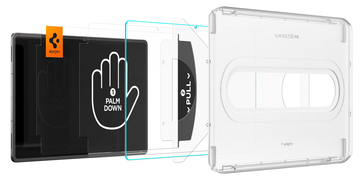 Glas + Applikator für Galaxy Tab S11 Ultra, Spigen Glas.tR EZ Fit Pro 1-Pack
