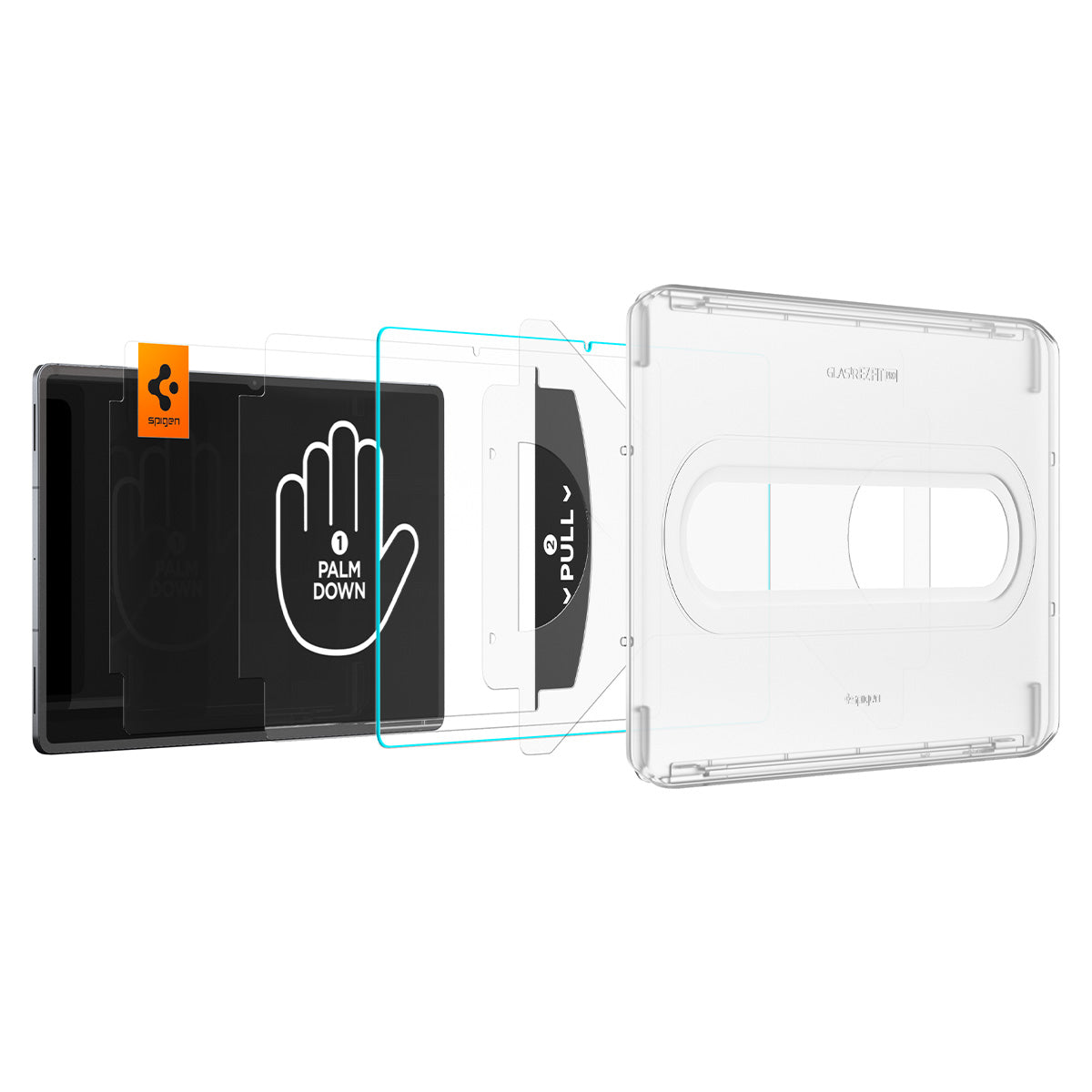 Glas + Applikator für Galaxy Tab S11 Ultra, Spigen Glas.tR EZ Fit Pro 1-Pack