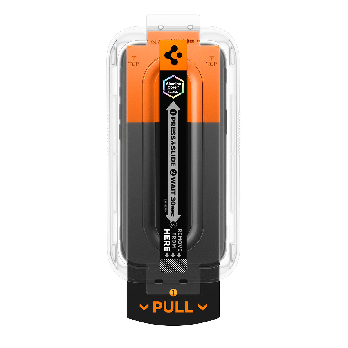 Glas + Applikator für iPhone Air, Spigen Glas.tR EZ Fit Pro 1-Pack (AC)