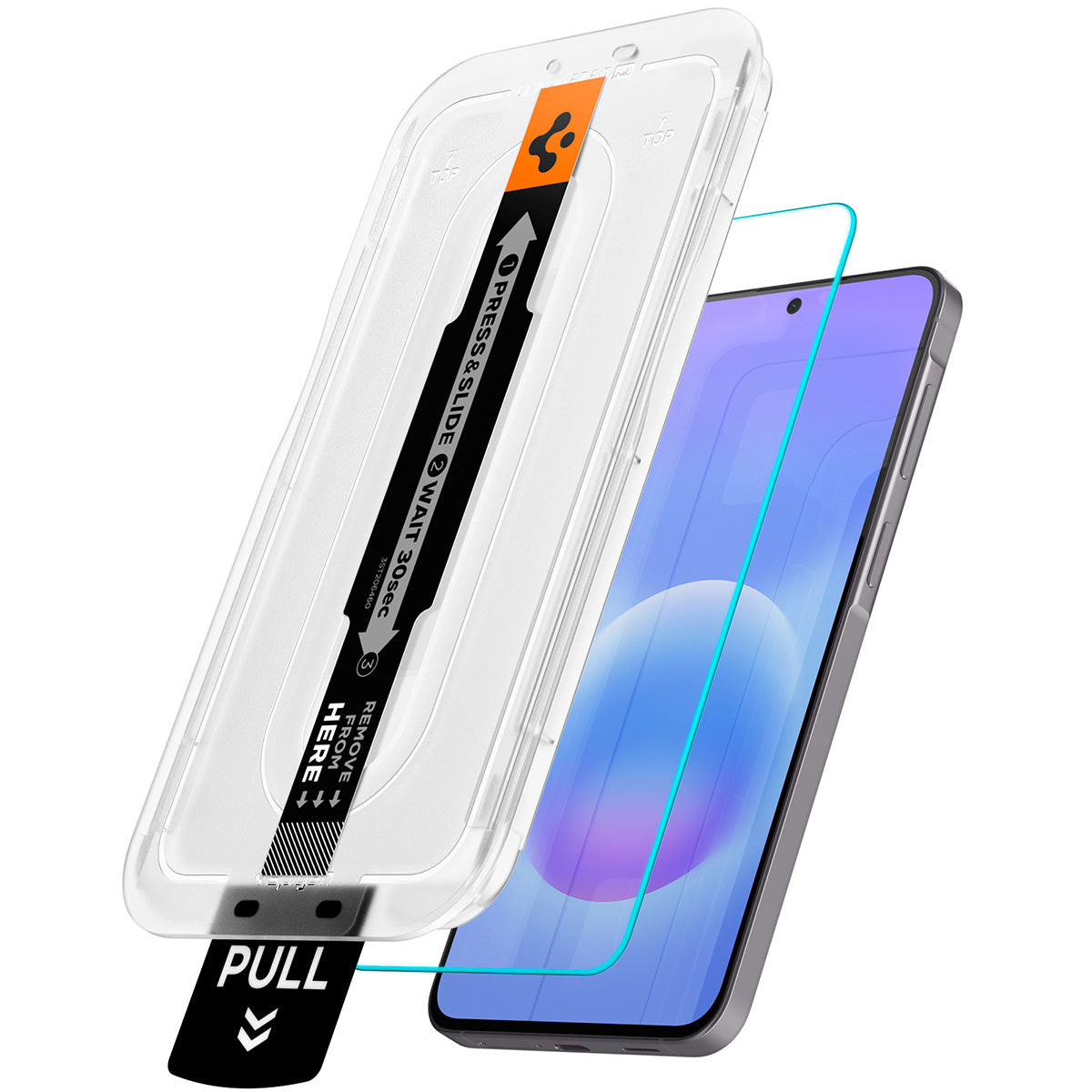 Glas + Applikator für Galaxy A57 5G, Spigen Glas.tR EZ Fit Pro 2-Pack