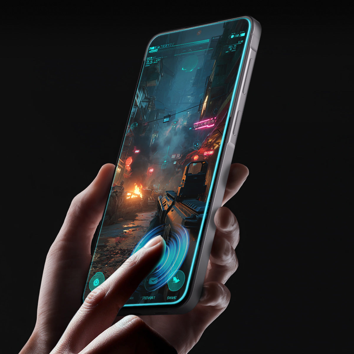 Glas + Applikator für Galaxy A57 5G, Spigen Glas.tR EZ Fit Pro 2-Pack