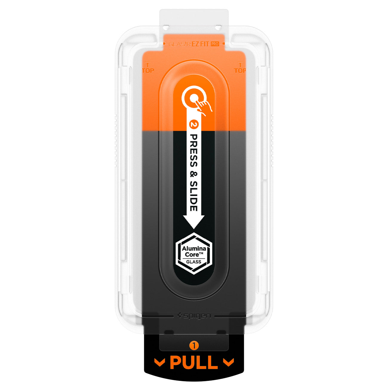 Glas + Applikator für Galaxy S25 FE, Spigen Glas.tR EZ Fit Pro 2-Pack (AC)