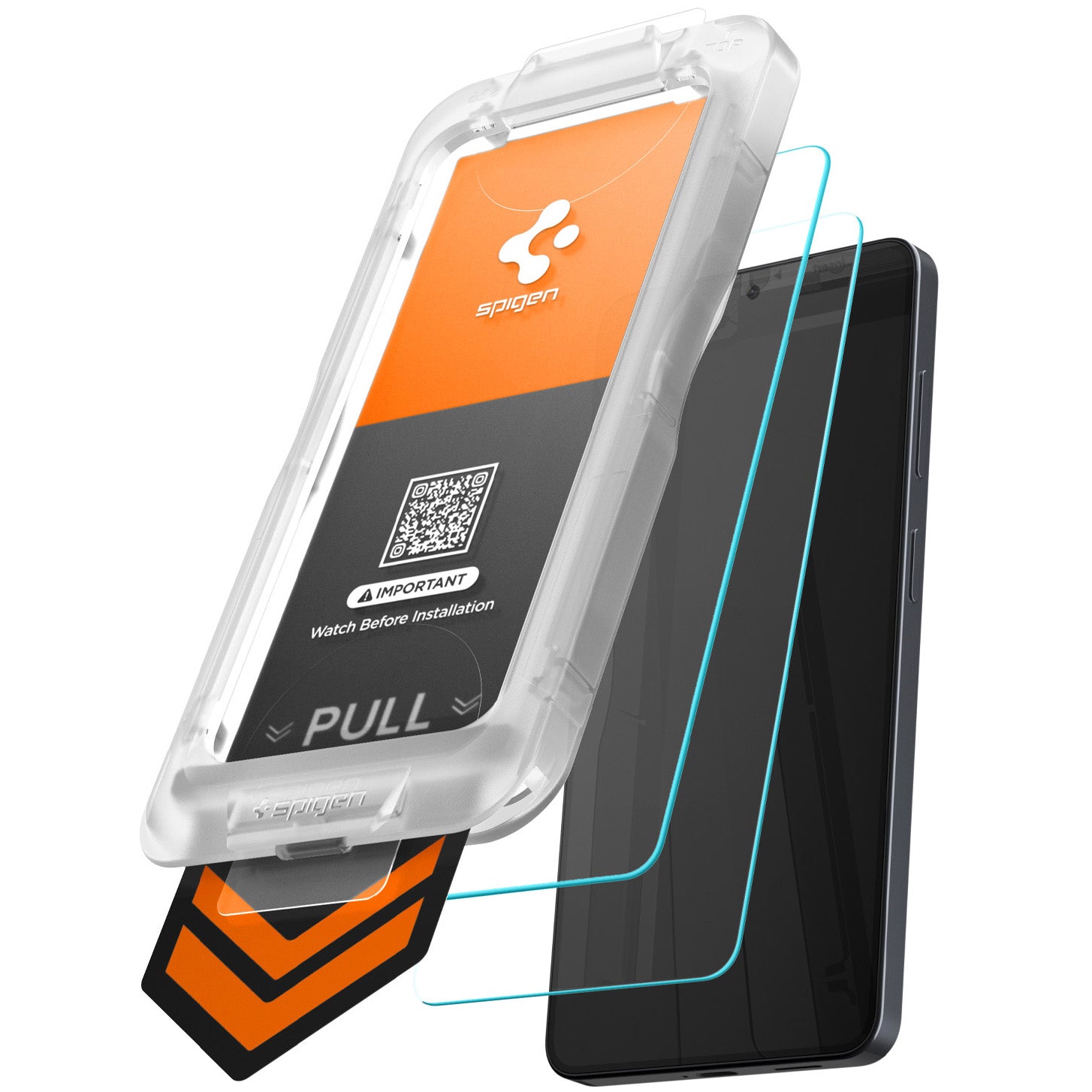 Glas + Applikator für Galaxy S26 Plus, Spigen Glas.tR EZ Fit Pro 2-Pack (AC)