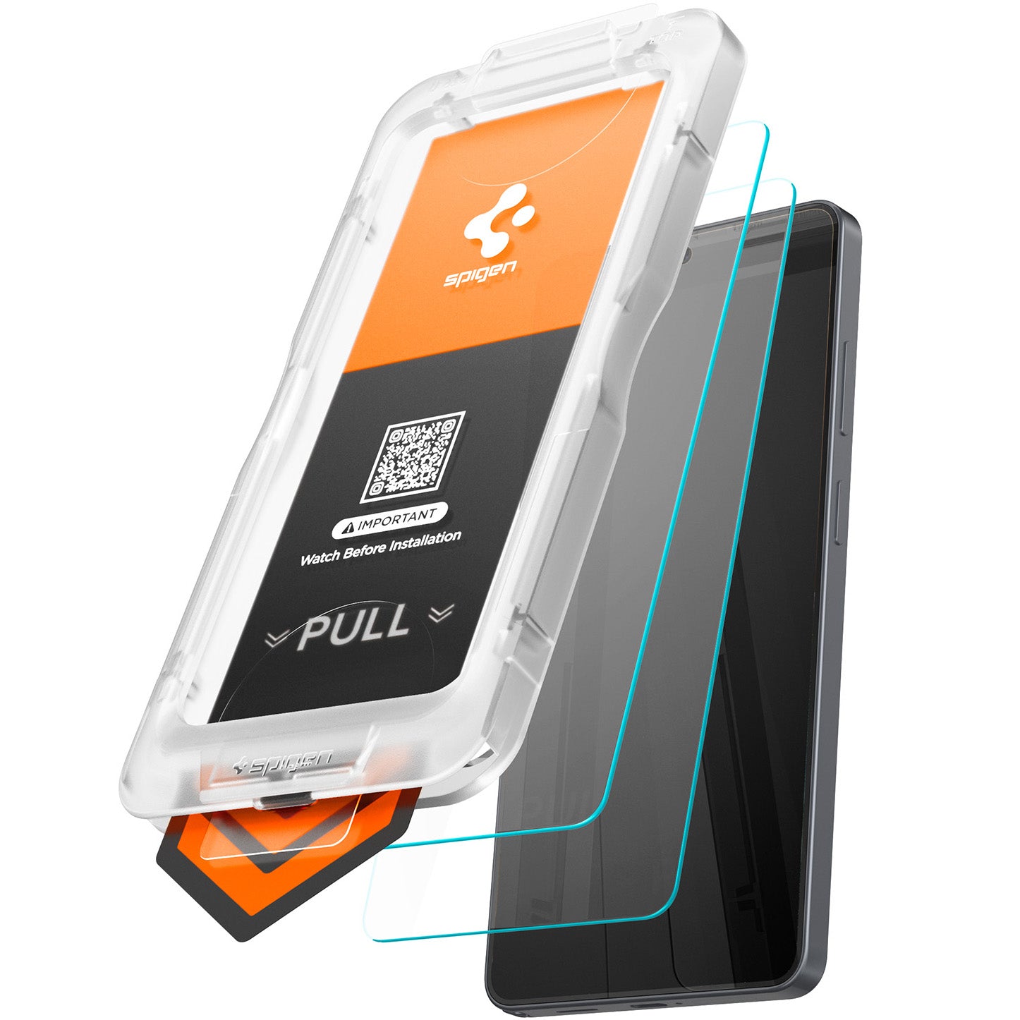 Glas + Applikator für Galaxy S26 Ultra, Spigen Glas.tR EZ Fit Pro 2-Pack (AC)