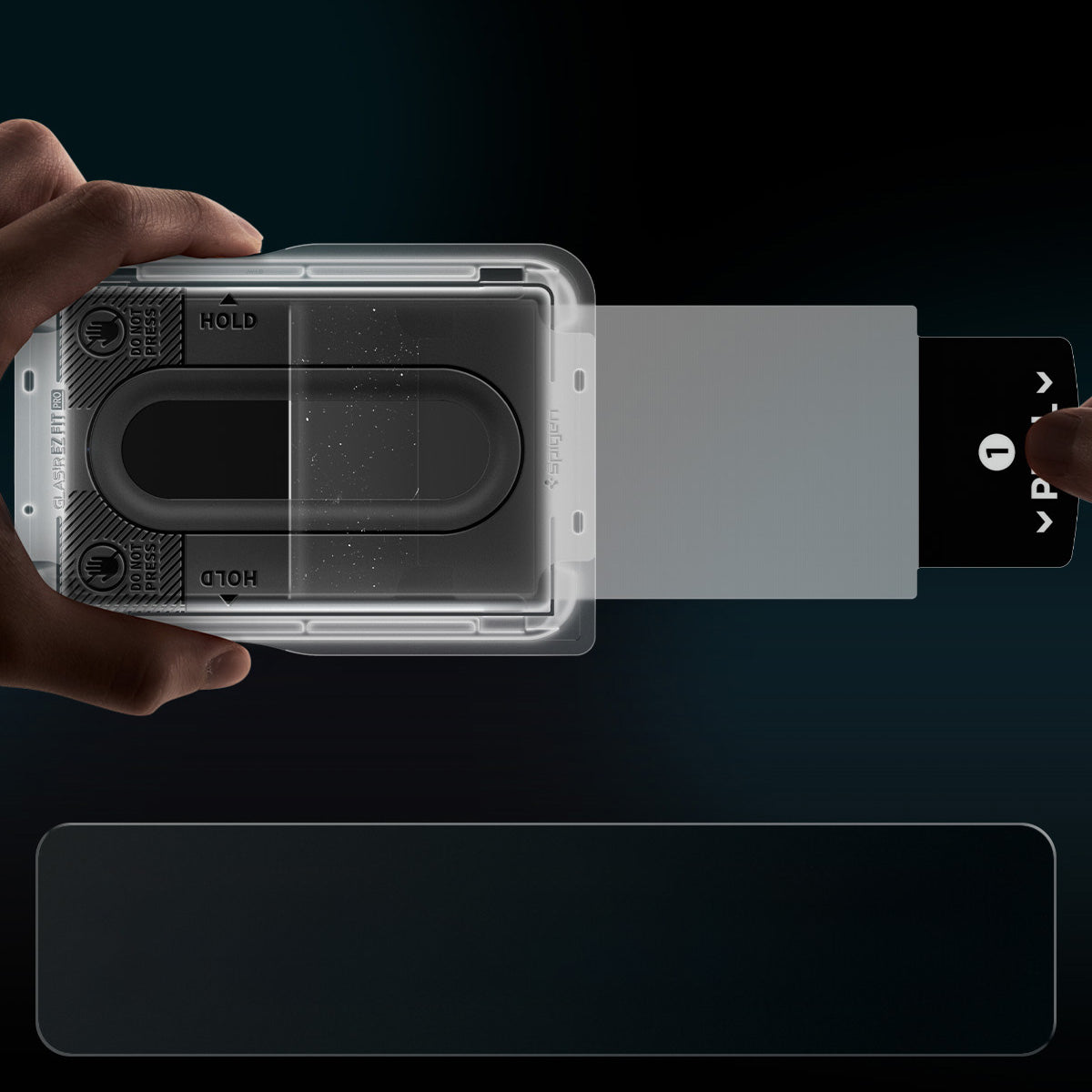 Glas + Applikator für Galaxy Z Fold8, Spigen Glas.tR EZ Fit Pro 2-Pack (AC)