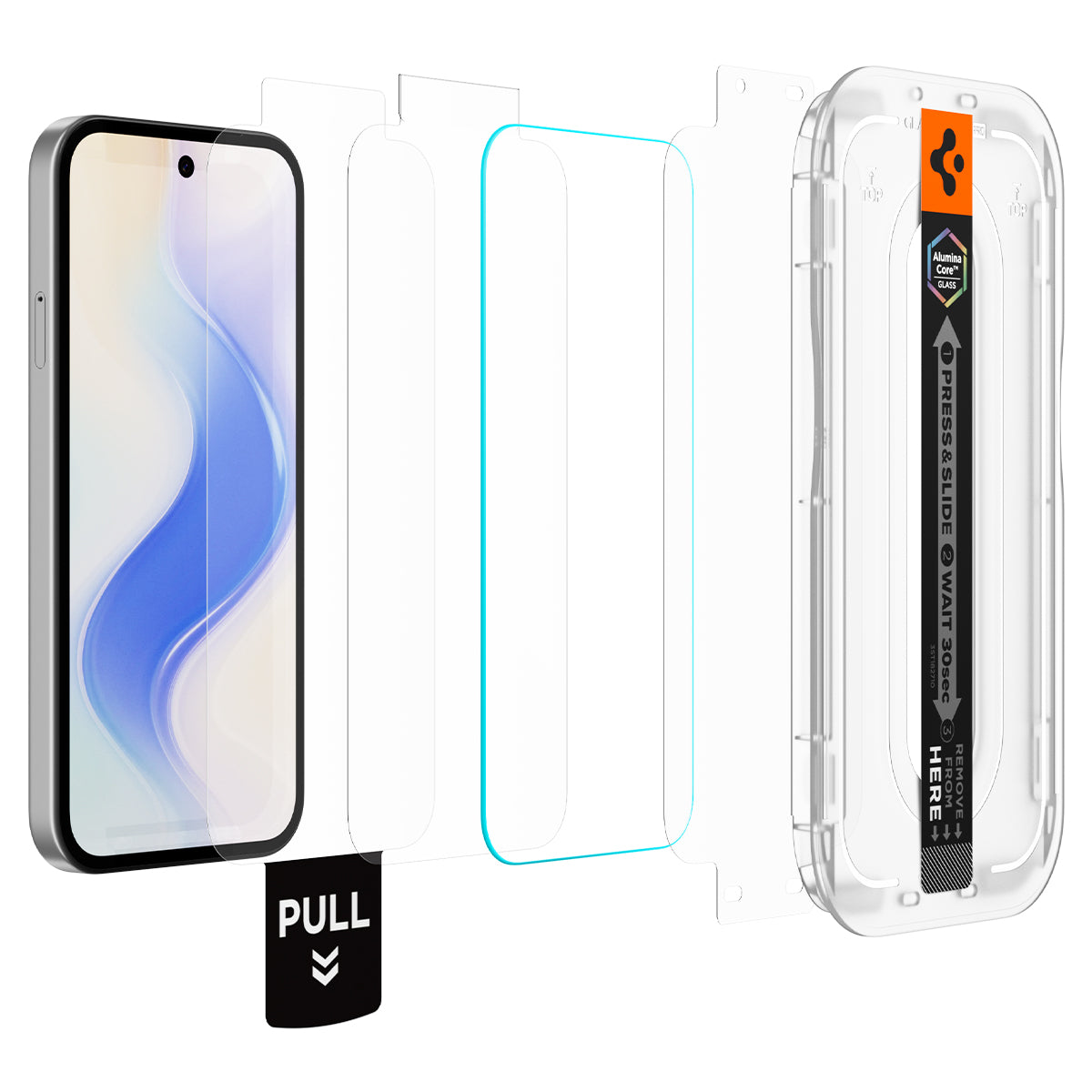 Glas + Applikator für Google Pixel 10a, Spigen Glas.tR EZ Fit Pro 2-Pack (AC)
