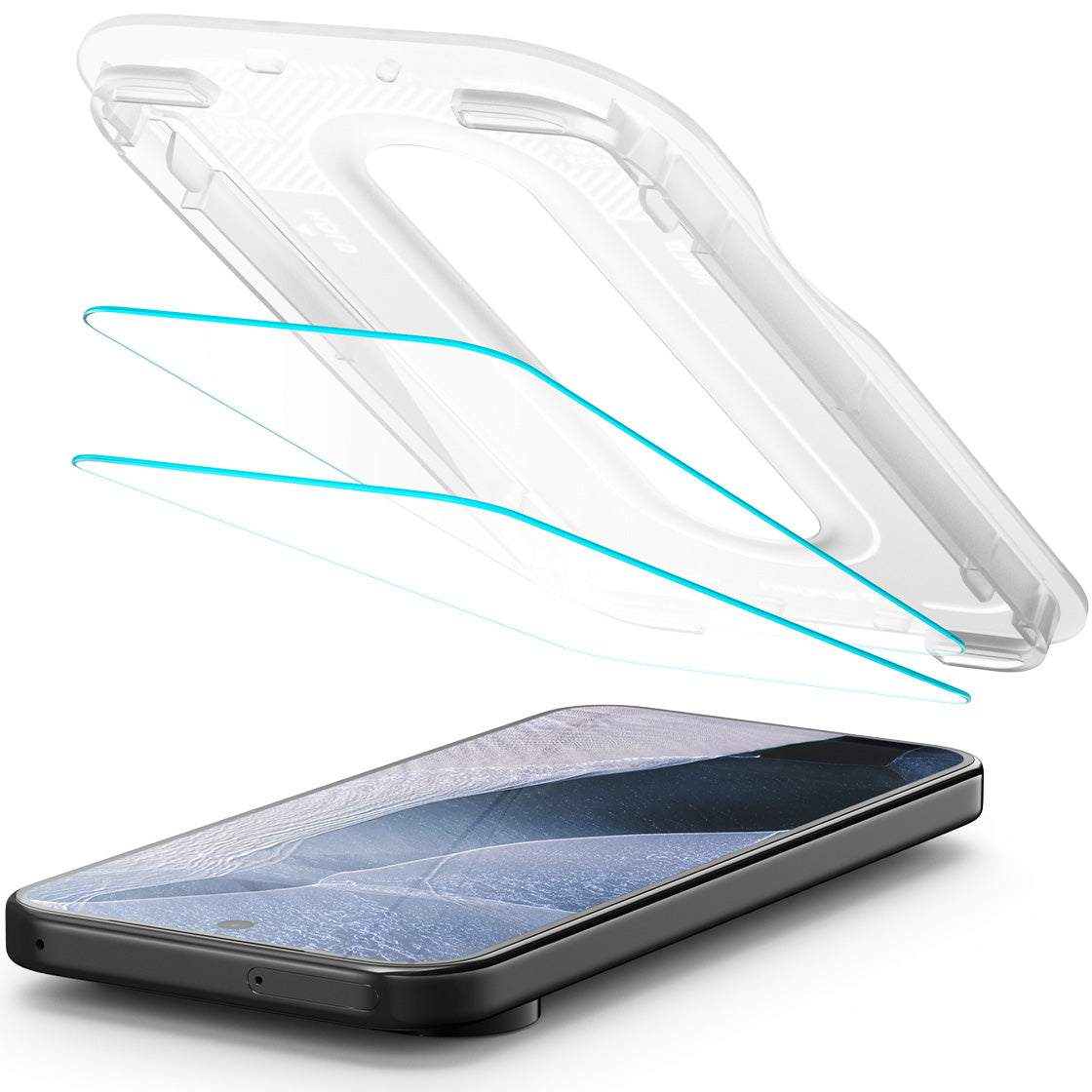 Glas + Applikator für Google Pixel 11 / 11 Pro, Spigen Glas.tR EZ Fit Pro 2-Pack (AC)