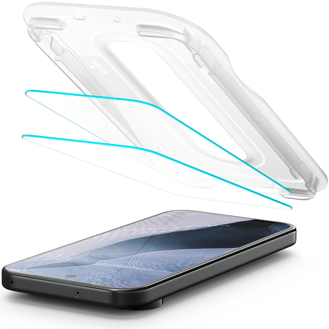 Glas + Applikator für Google Pixel 11 Pro XL, Spigen Glas.tR EZ Fit Pro 2-Pack (AC)