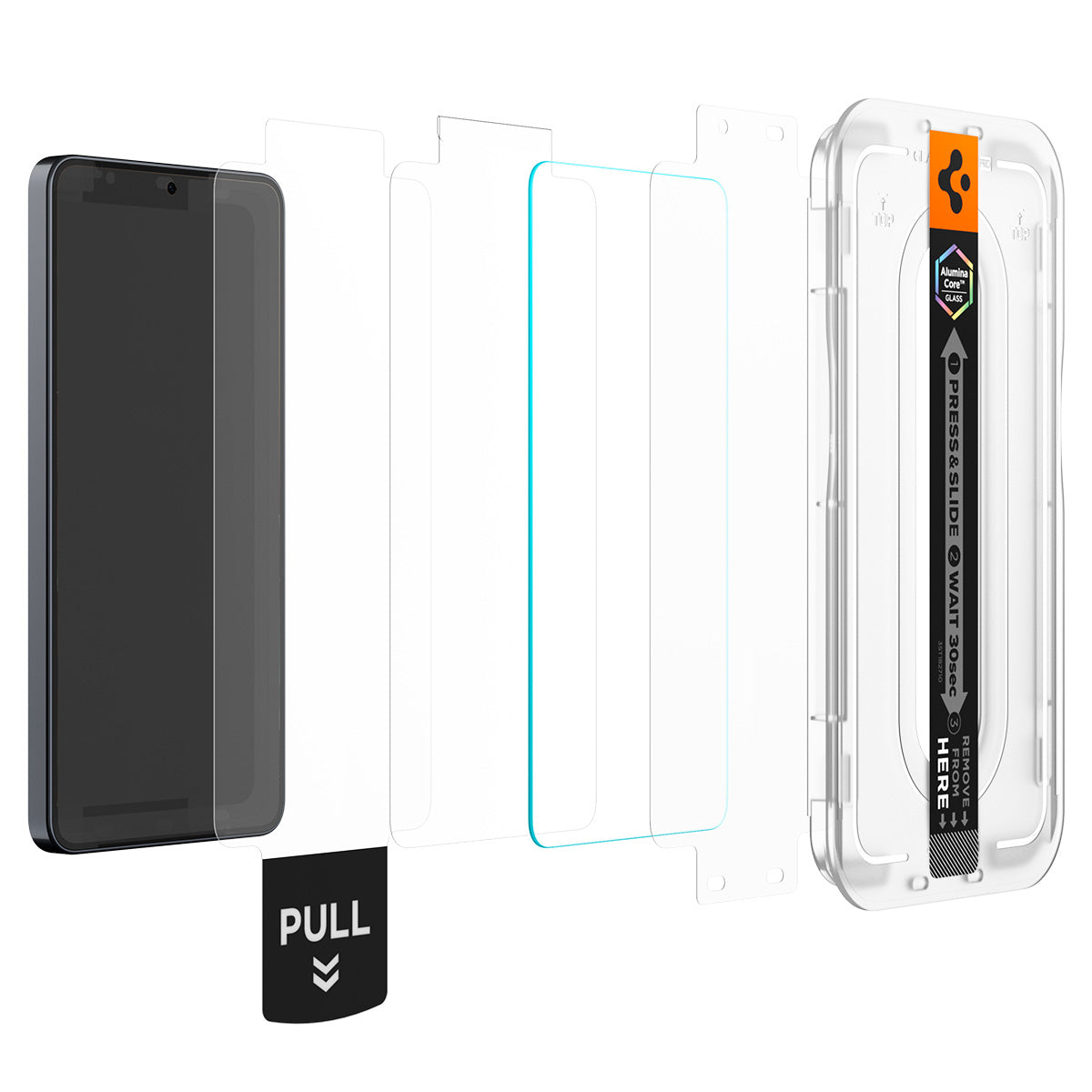 Antireflex Glas + Applikator für Galaxy S26, Spigen Glas.tR EZ Fit Pro AntiReflection 2-Pack (AC)