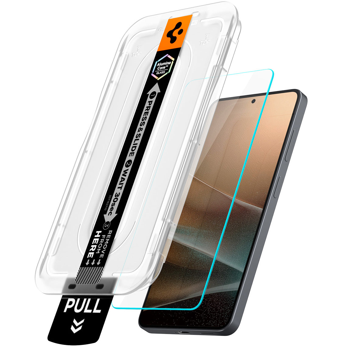 Antireflex Glas + Applikator für Galaxy S26 Plus, Spigen Glas.tR EZ Fit Pro AntiReflection 2-Pack (AC)