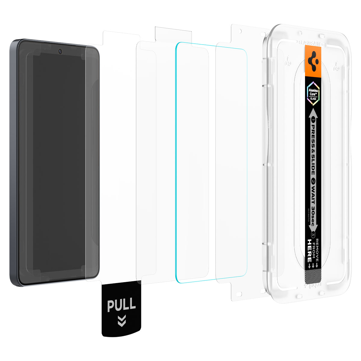 Antireflex Glas + Applikator für Galaxy S26 Ultra, Spigen Glas.tR EZ Fit Pro AntiReflection 2-Pack (AC)