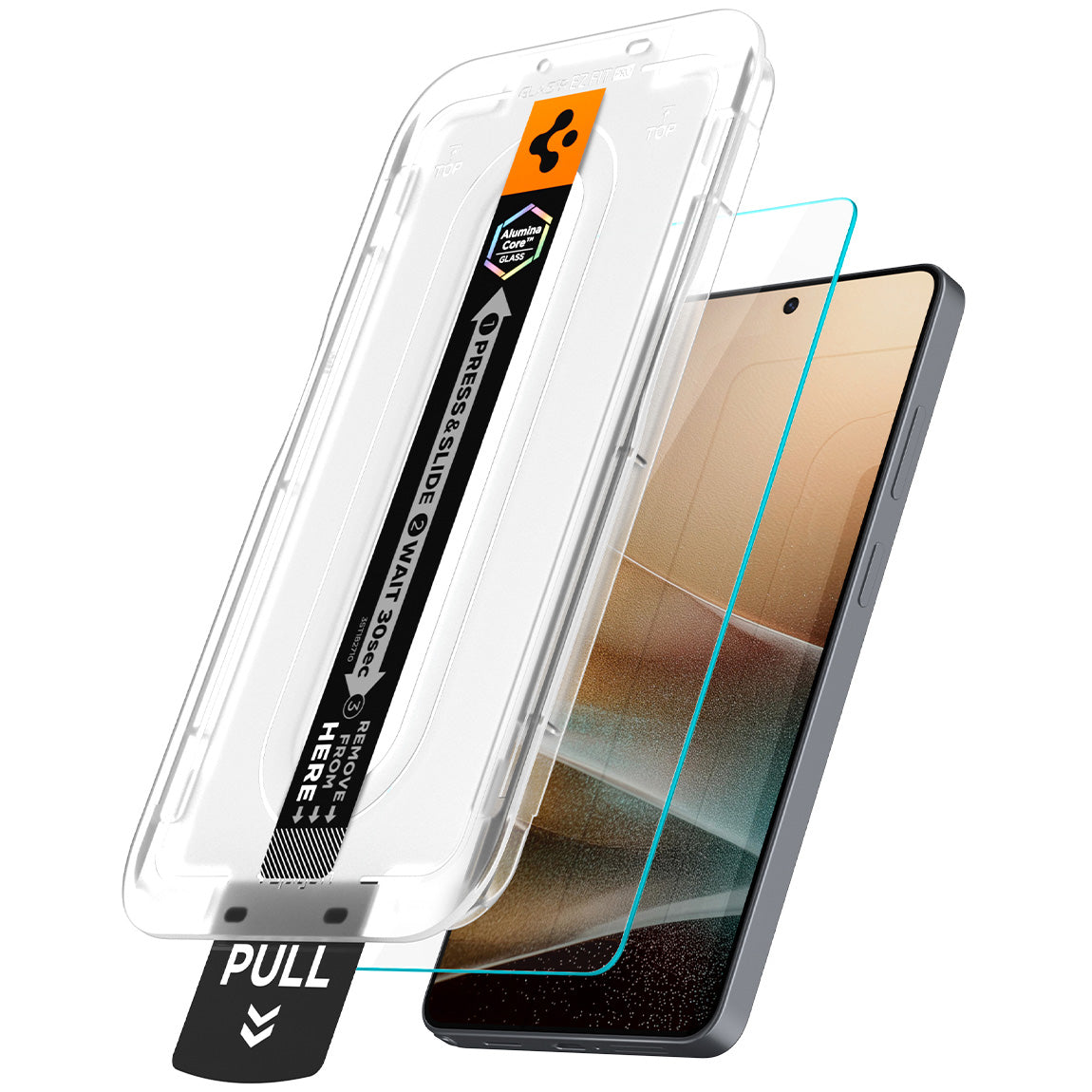 Antireflex Glas + Applikator für Galaxy S26 Ultra, Spigen Glas.tR EZ Fit Pro AntiReflection 2-Pack (AC)