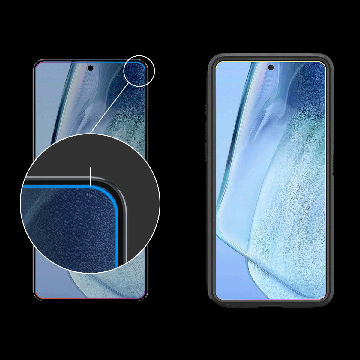 Antireflex Glas + Applikator für Galaxy S26 Ultra, Spigen Glas.tR EZ Fit Pro AntiReflection 2-Pack (AC)
