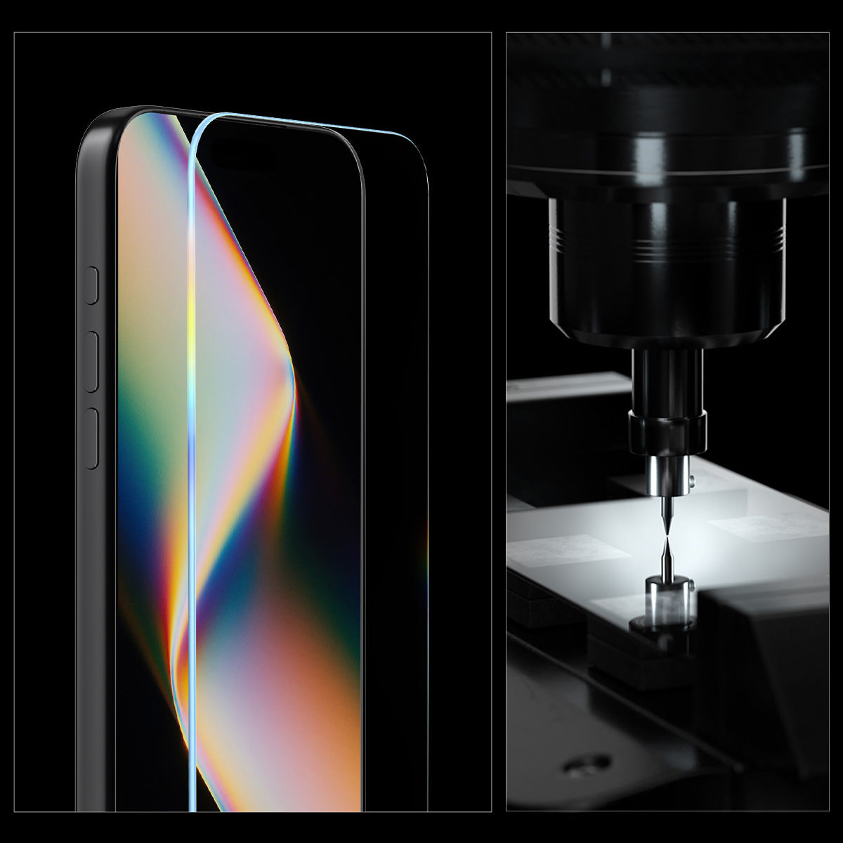 Glas + Applikator für iPhone 17 Pro / 17 / 16 Pro, Spigen Glas.tR EZ Fit Pro Privacy 1-Pack (AC)