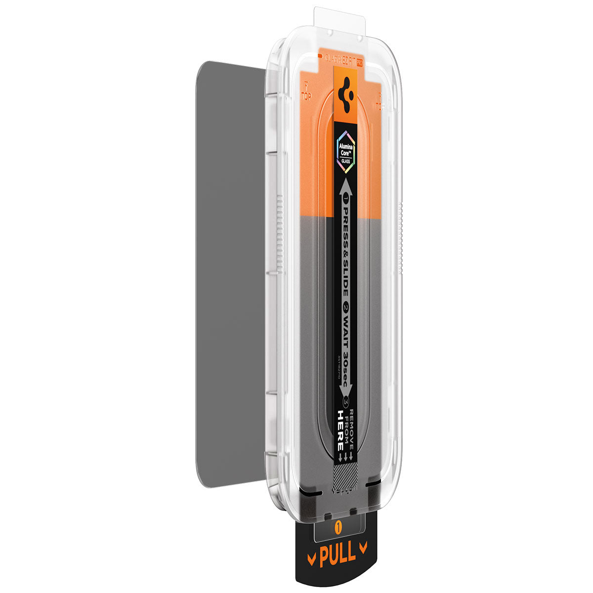 Glas + Applikator für iPhone Air, Spigen Glas.tR EZ Fit Pro Privacy 1-Pack (AC)