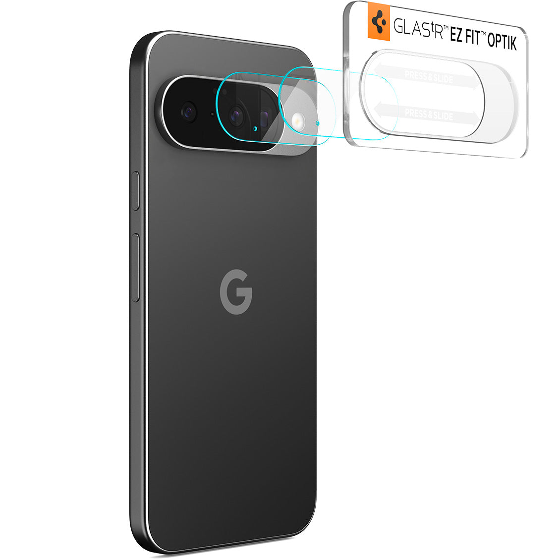 Glas für die Kamera für Google Pixel 10, Spigen Glas.tR Ez Fit Optik 2-Pack, Transparent