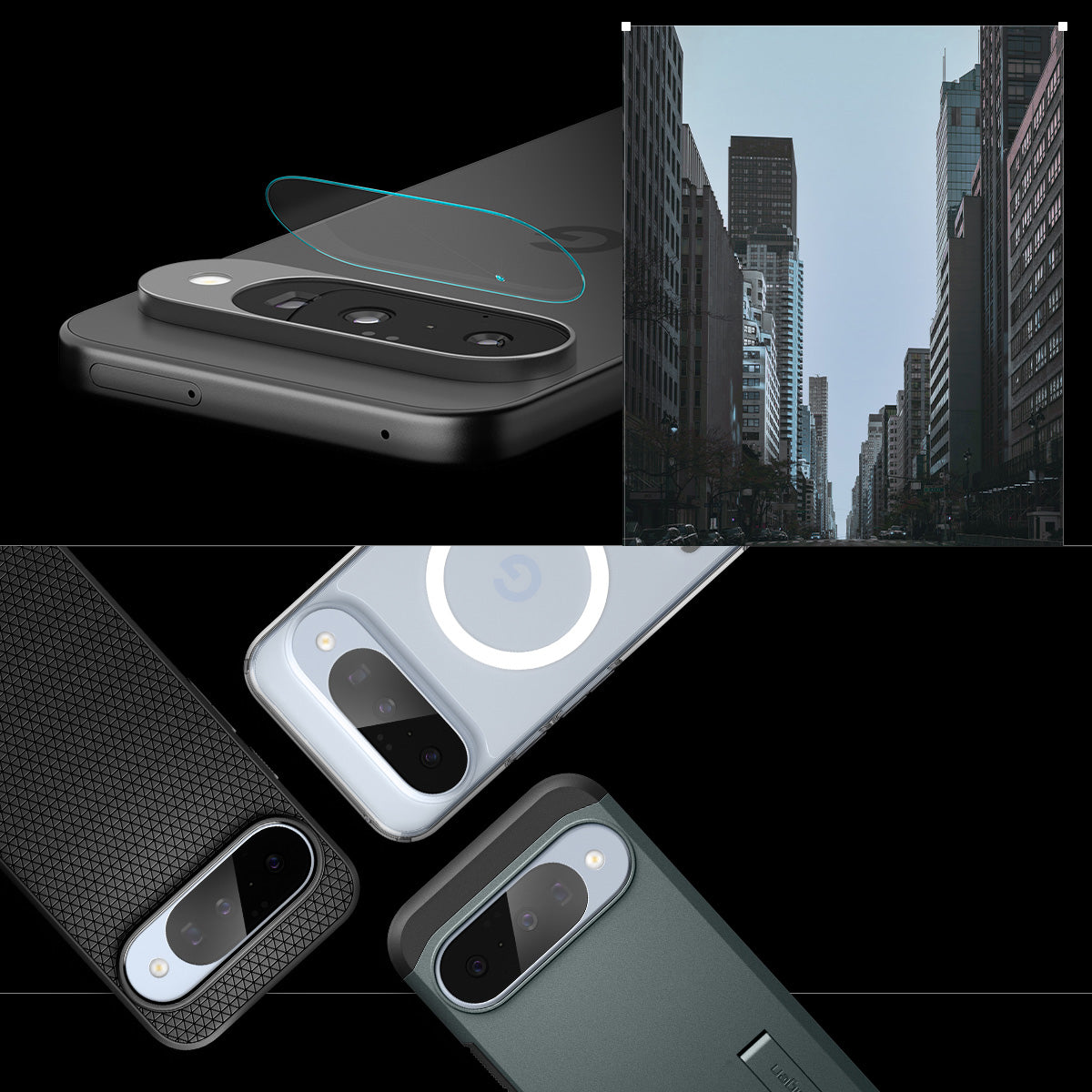 Glas für die Kamera für Google Pixel 10, Spigen Glas.tR Ez Fit Optik 2-Pack, Transparent