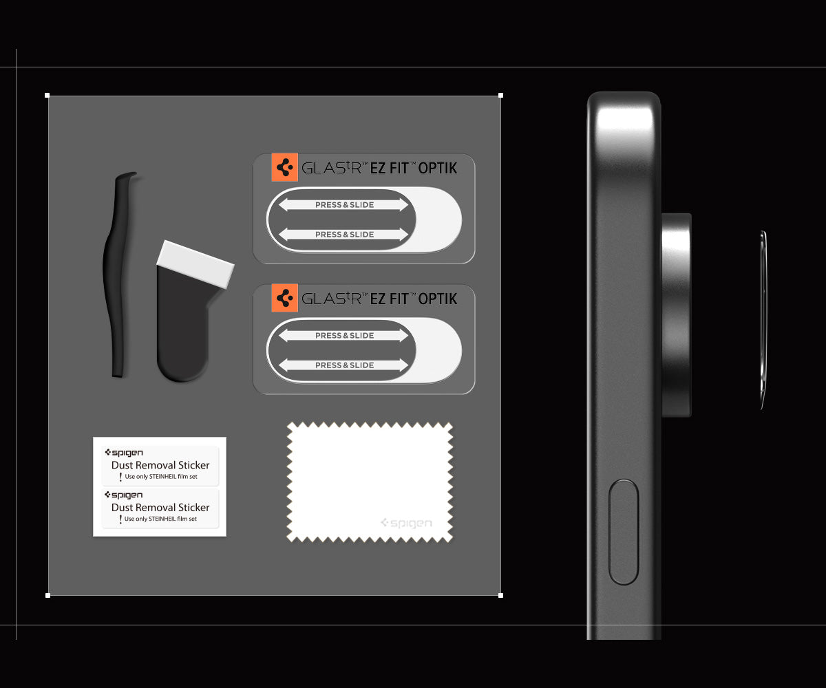 Glas für die Kamera für Google Pixel 10, Spigen Glas.tR Ez Fit Optik 2-Pack, Transparent
