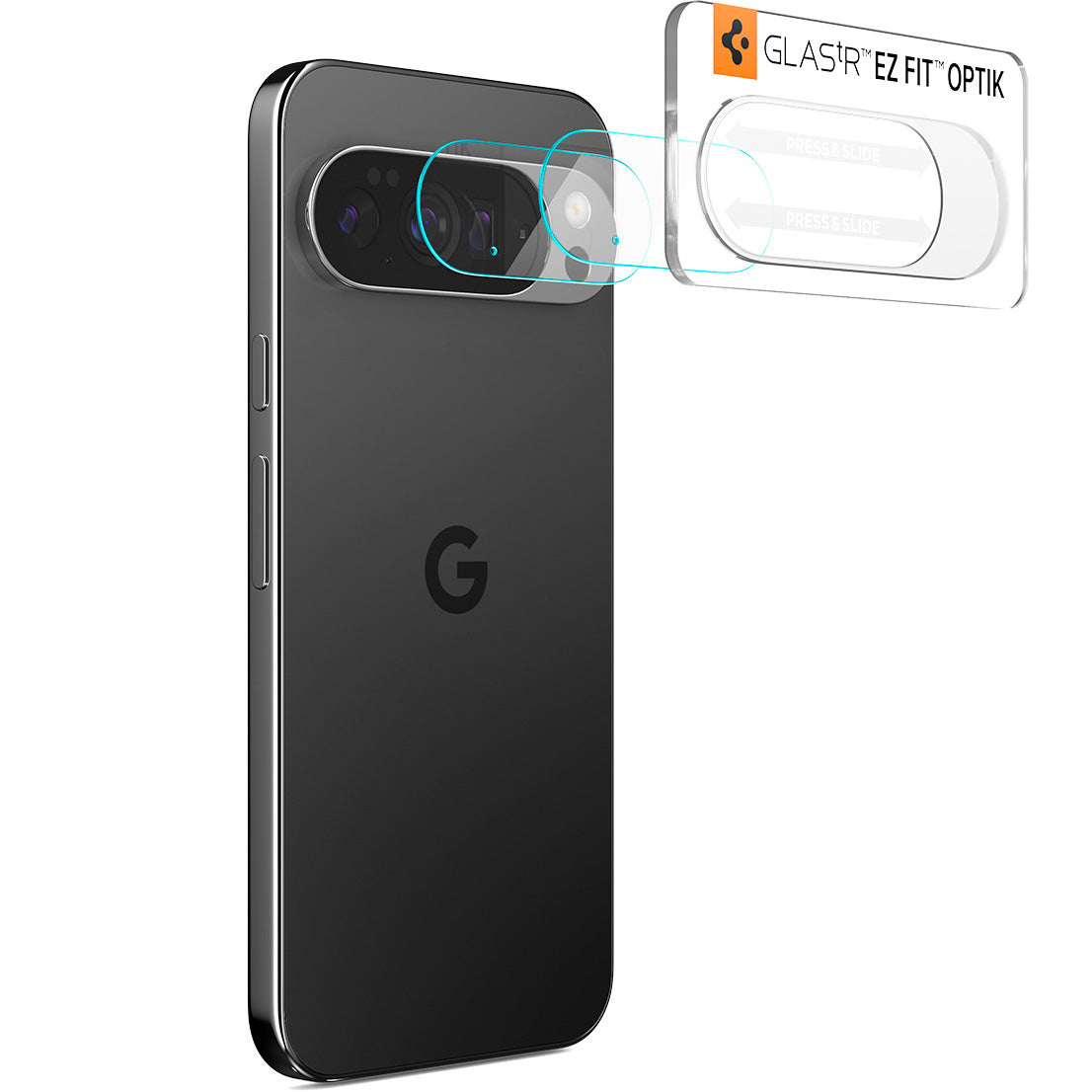 Glas für die Kamera für Google Pixel 10 Pro, Spigen Glas.tR Ez Fit Optik 2-Pack, Transparent