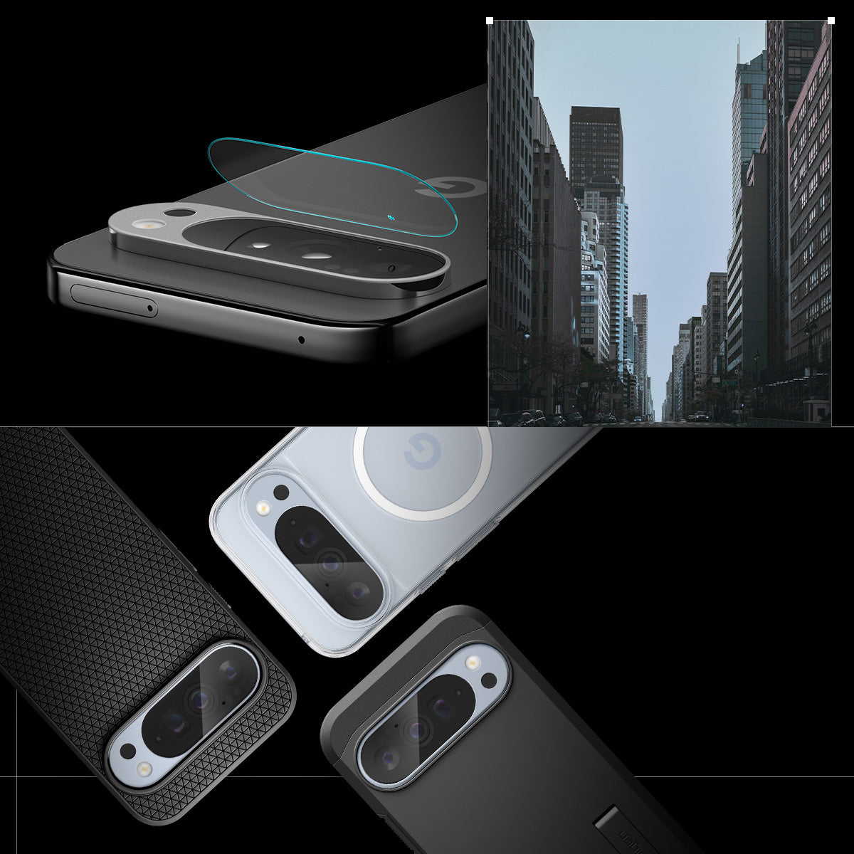 Glas für die Kamera für Google Pixel 10 Pro, Spigen Glas.tR Ez Fit Optik 2-Pack, Transparent