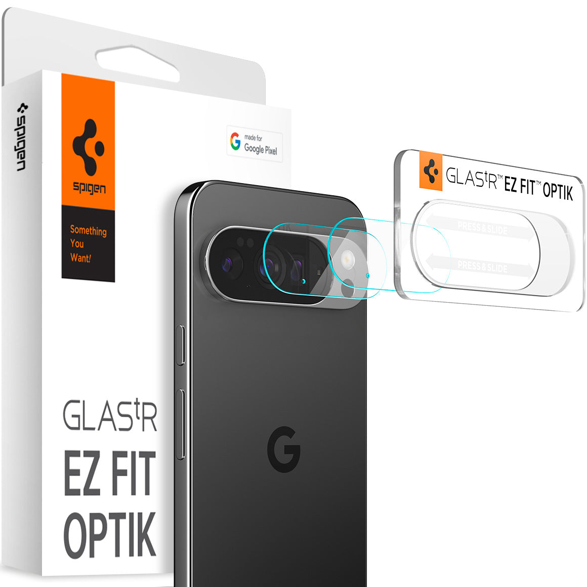 Glas für die Kamera für Google Pixel 10 Pro XL, Spigen Glas.tR Ez Fit Optik 2-Pack, Transparent