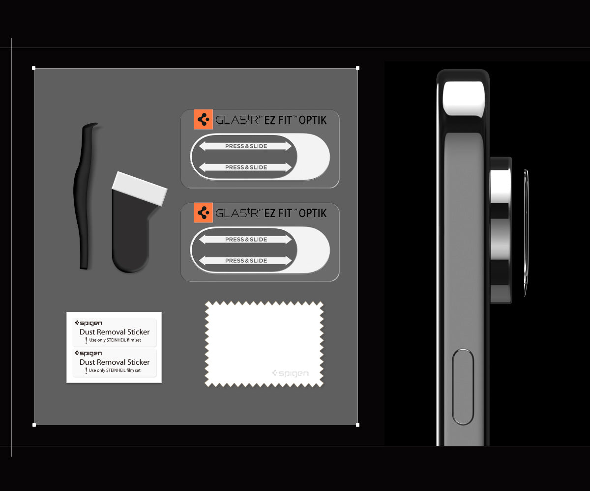 Glas für die Kamera für Google Pixel 10 Pro XL, Spigen Glas.tR Ez Fit Optik 2-Pack, Transparent
