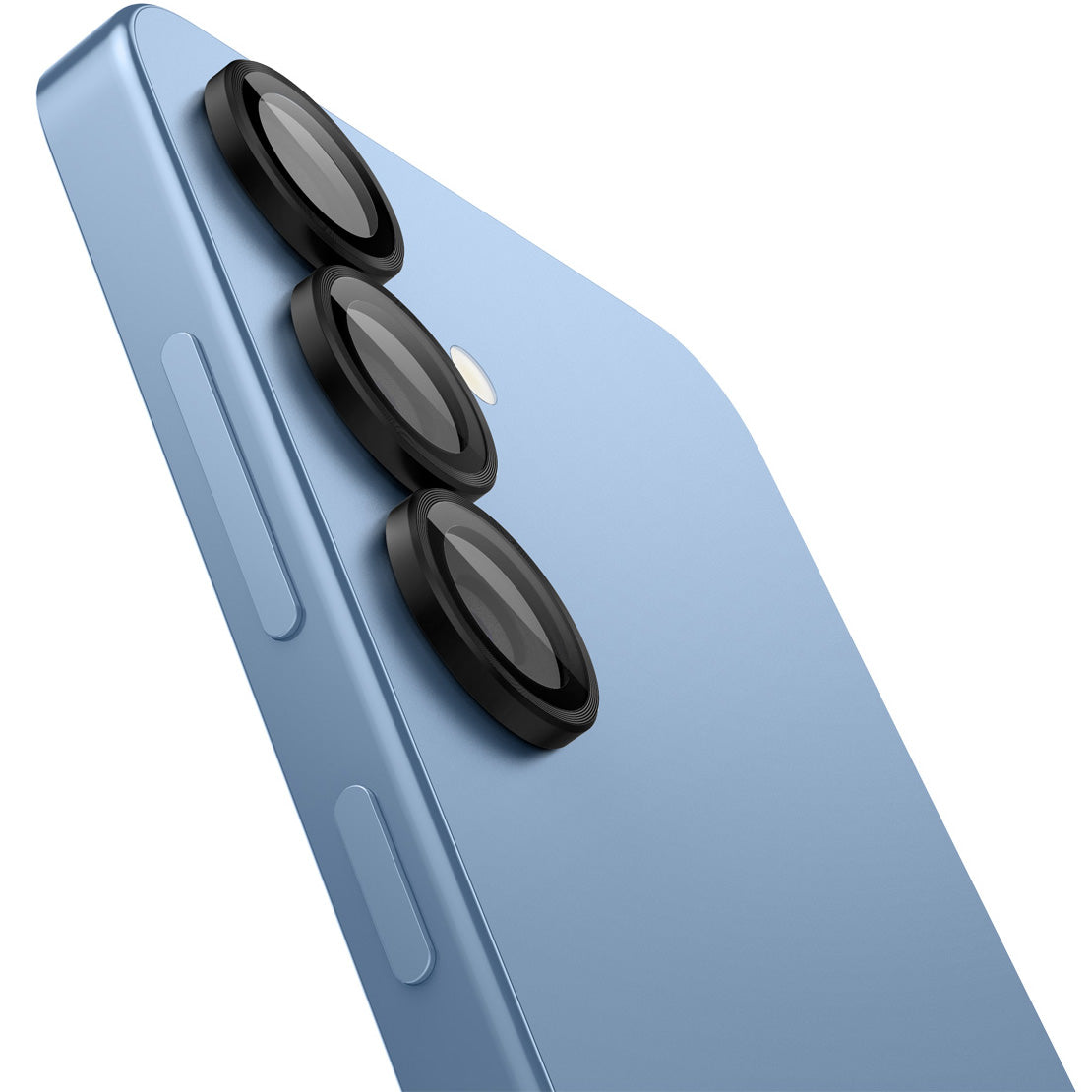 Glas für die Kamera für Galaxy S25, Spigen Glas.tR EZ Fit Optik Pro 2-Pack, Schwarz