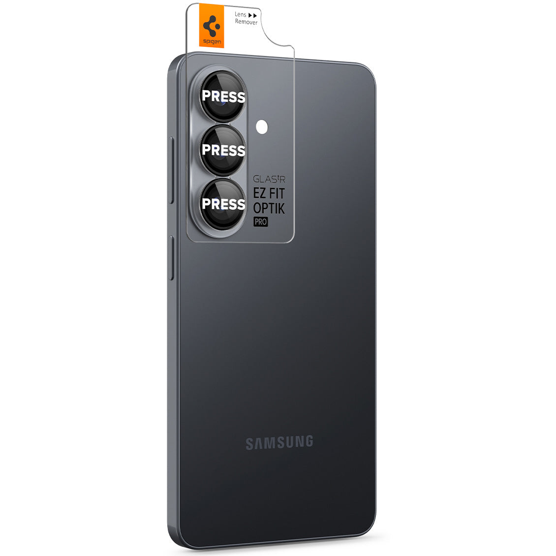 Glas für die Kamera für Galaxy S26 Plus, Spigen Glas.tR EZ Fit Optik Pro 2-Pack, Schwarz