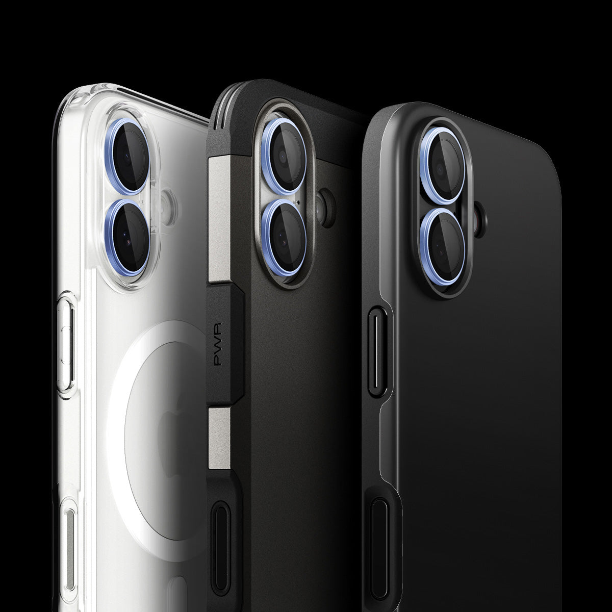 Glas für die Kamera Spigen Glas.tR EZ Fit Optik Pro 2-Pack für iPhone 17 / 16 Plus / 16, Schwarz-Blau