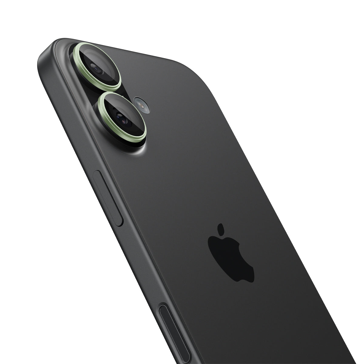 Glas für die Kamera Spigen Glas.tR EZ Fit Optik Pro 2-Pack für iPhone 17 / 16 Plus / 16, Schwarz-Grün
