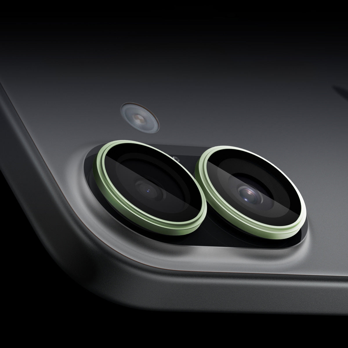 Glas für die Kamera Spigen Glas.tR EZ Fit Optik Pro 2-Pack für iPhone 17 / 16 Plus / 16, Schwarz-Grün