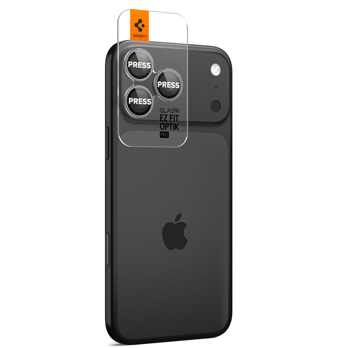 Glas für die Kamera für iPhone 17 Pro Max - 14 Pro, Spigen Glas.tR Ez Fit Optik Pro 2-Pack, Schwarz-Grau