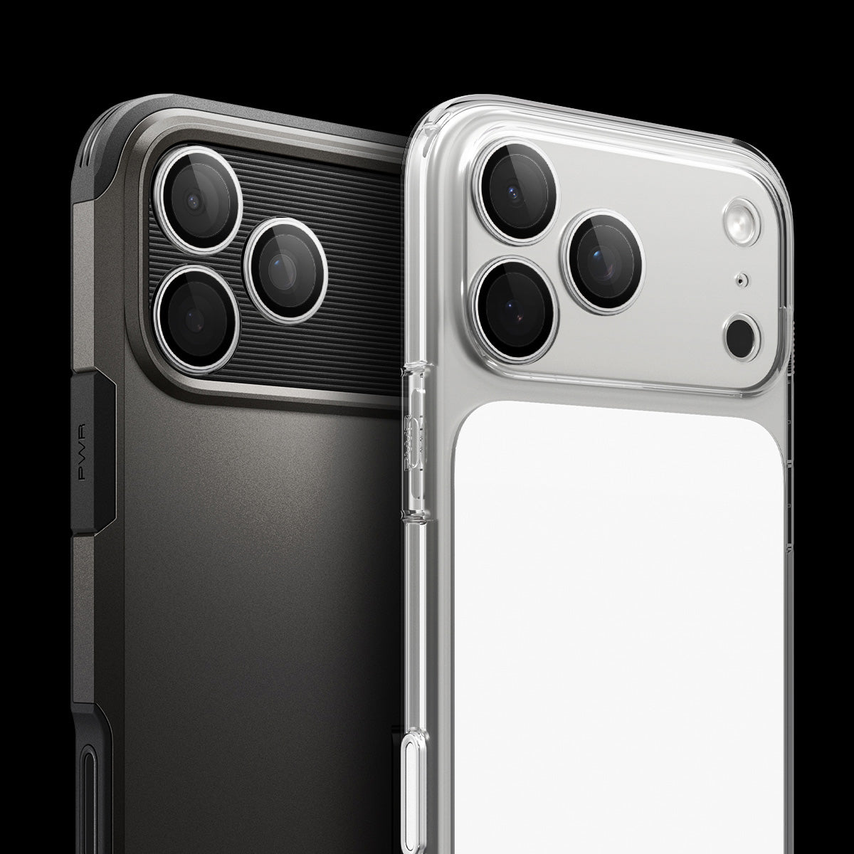 Glas für die Kamera für iPhone 17 Pro Max - 14 Pro, Spigen Glas.tR Ez Fit Optik Pro 2-Pack, Schwarz-Silbern