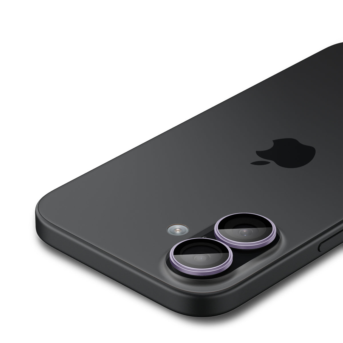 Glas für die Kamera Spigen Glas.tR EZ Fit Optik Pro 2-Pack für iPhone 17 / 16 Plus / 16, Schwarz-Violett
