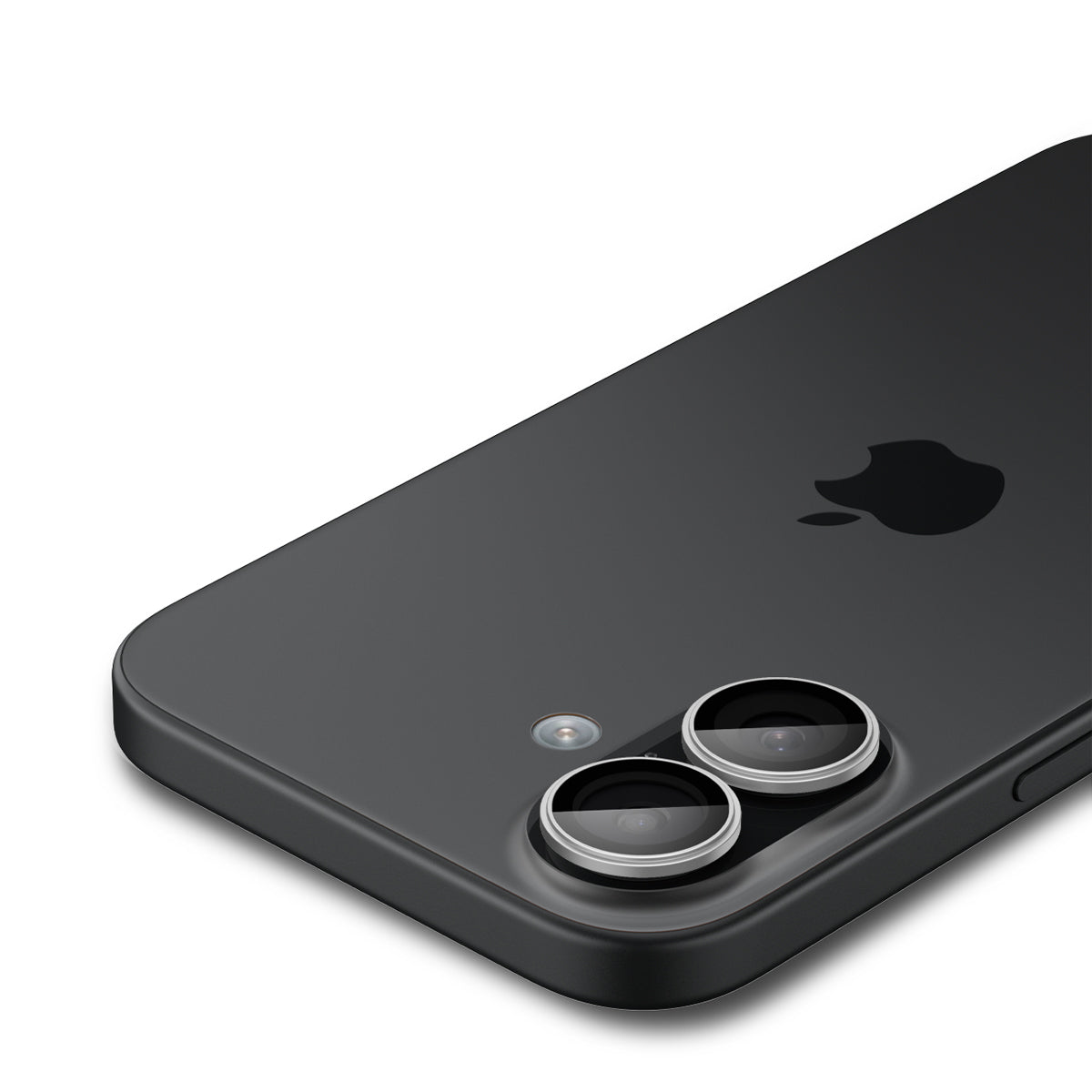 Glas für die Kamera Spigen Glas.tR EZ Fit Optik Pro 2-Pack für iPhone 17 / 16 Plus / 16, Schwarz-Silbern