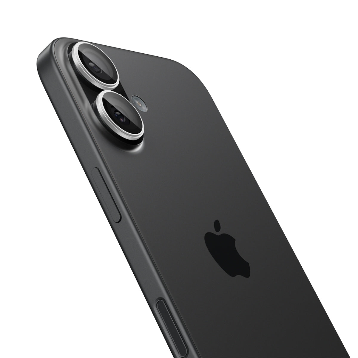 Glas für die Kamera Spigen Glas.tR EZ Fit Optik Pro 2-Pack für iPhone 17 / 16 Plus / 16, Schwarz-Silbern