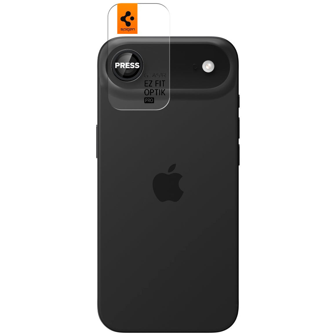 Glas für die Kamera für iPhone Air, Spigen Glas.tR EZ Fit Optik Pro 2-Pack, Schwarz