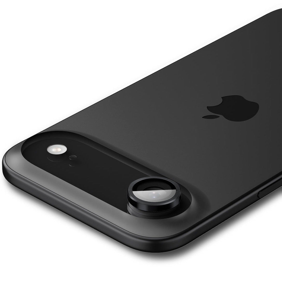 Glas für die Kamera für iPhone Air, Spigen Glas.tR EZ Fit Optik Pro 2-Pack, Schwarz