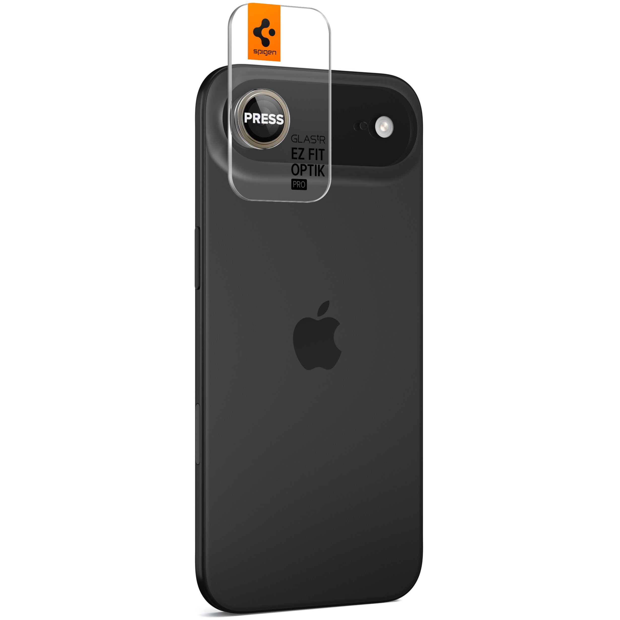 Glas für die Kamera für iPhone Air, Spigen Glas.tR EZ Fit Optik Pro 2-Pack, Schwarz-Golden