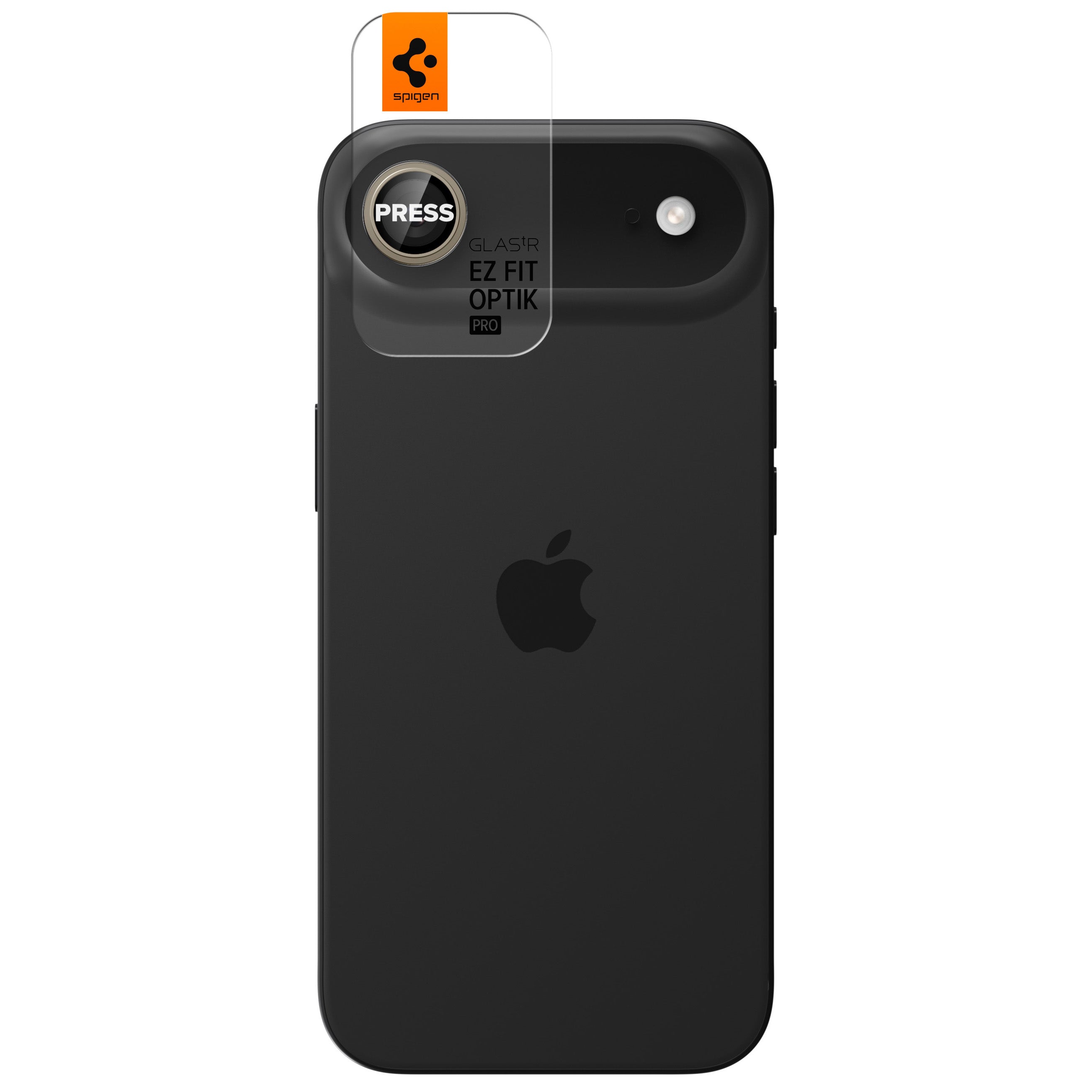 Glas für die Kamera für iPhone Air, Spigen Glas.tR EZ Fit Optik Pro 2-Pack, Schwarz-Golden